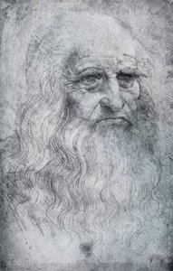 Auto-retrato de Leonardo da Vinci, c1512-1515 1954 de Leonardo da Vinci