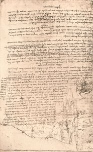 Esboço das montanhas armênias, c1472-c1519 1883 de Leonardo da Vinci