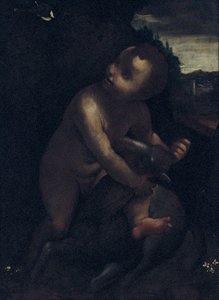 O bebê São João Batista de Leonardo da Vinci