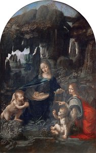 Virgem dos Rochedos de Leonardo da Vinci