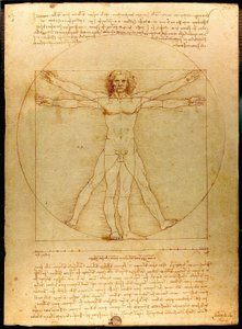 Homem Vitruviano de Leonardo da Vinci