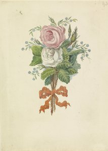 Rosas com silhuetas da família real, 1816