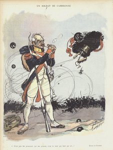 Um soldado de Cambronne. Ilustração para Le Rire