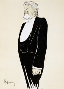 Ator Jean Mounet-Sully (1841-1916), caricatura de Leonetto Cappiello (1875-1942) de Leonetto Cappiello