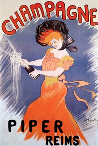 Cartaz publicitário para Piper Champagne, século 20 de Leonetto Cappiello