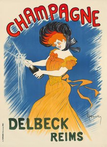 Champagne Delbeck , c. 1902. de Leonetto Cappiello