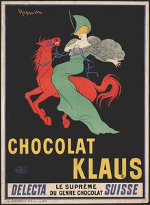 Chocolat Klaus , 1902. de Leonetto Cappiello