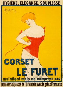 Espartilho Le Furet de Leonetto Cappiello