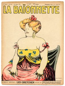 Capa de "La Baionnette", Satirical in Colors de Leonetto Cappiello
