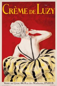 "Creme de Luzy", um cartaz publicitário da empresa parisiense de cosméticos Luzy, 1919