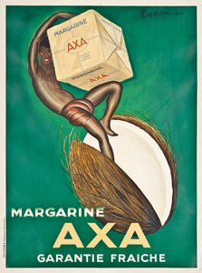 Publicidade em pôsteres Axa margarine, 1931