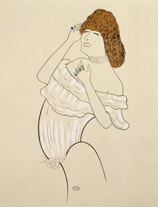 Sarah Bernhardt (1844-1923) na peça La Dame Aux Camelias, baseada na história de Alexandre Dumas Fils de Leonetto Cappiello