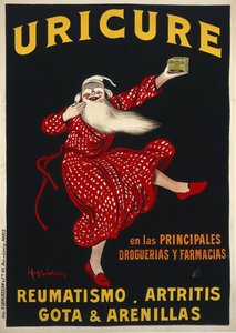 Uricure, c. 1910. de Leonetto Cappiello