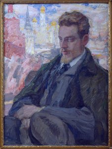 Retrato do poeta Rainer Maria Rilke (1875-1926), de Pasternak, Leonid Osipovich (1862-1945). Óleo sobre tela