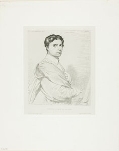 Ingres aos vinte e quatro anos de Leopold Flameng