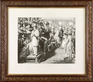 O caminho para a ruína: Ascot (gravura)