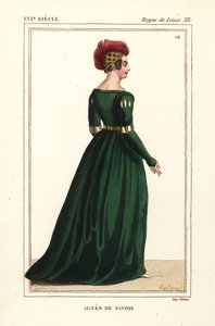 Agnes de Saboia, condessa de Longueville de Leopold Massard