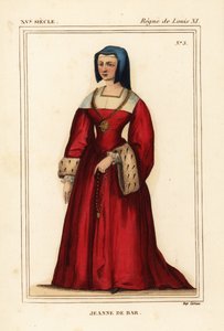Jeanne de Bar, filha única de Robert de Bar, mulher de Louis de Luxembourg
