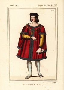 Rei Carlos VIII de França, o Afável de Leopold Massard