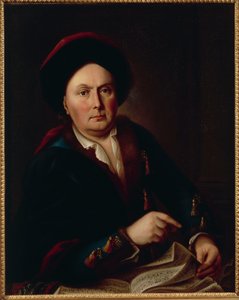 Retrato de Ludwig van Beethoven, Kapellmeister (1712-73), avô do compositor Ludwig Beethoven de Leopold Radoux
