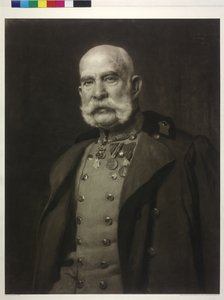 Imperador da Áustria Franz Joseph I de Leopold Stephan (after) Horovitz