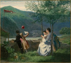 O patamar de aterragem em Weißenkirchen de Leopold Till