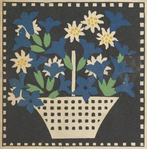 Cesta de Flores, 1907. de Leopoldine Kolbe