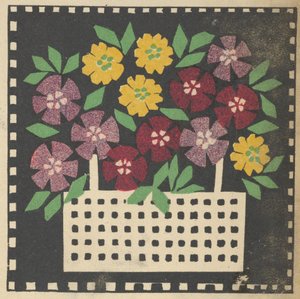 Cesta de Flores, 1907. de Leopoldine Kolbe