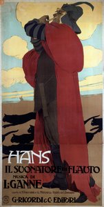 Hans, o flautista de Leopoldo Metlicovitz