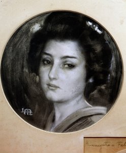 Madama Butterfly, esboço de Leopoldo Metlicovitz (1868-1944) para a ópera homônima de Giacomo Puccini de Leopoldo Metlicovitz