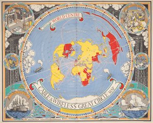 Mapa do Grande Círculo de Cabos e Sem Fios