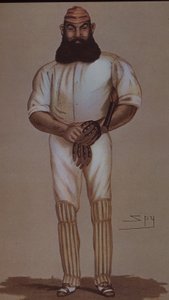 Cricket herói W.G. Grace, caricatura para a Vanity Fair de Leslie Matthew Ward