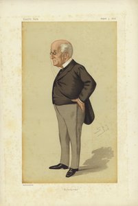 James Manby Gully, MD, Hydropathy, Vanity Fair Cartoon (cor litho) de Leslie Matthew Ward