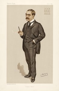 Rudyard Kipling (1865 - 1936), da Vanity Fair, pub. 1894 (litografia a cores) de Leslie Matthew Ward
