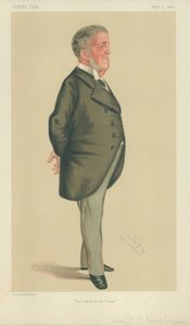 Almirante Frederick Beauchamp Paget-Seymour, O inchaço do oceano, 9 de setembro de 1876, desenho animado da Vanity Fair de Leslie Matthew Ward