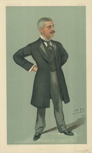 Coronel Francis Reginald Wingate, No Campo do Madhi, 9 de setembro de 1897, desenho animado da Vanity Fair de Leslie Matthew Ward