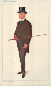 Coronel Frank Shuttleworth, Charlie, 10 de fevereiro de 1909, desenho animado da Vanity Fair de Leslie Matthew Ward