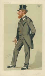 Conde de Seafield, Ovelha, 29 de setembro de 1883, desenho animado da Vanity Fair de Leslie Matthew Ward