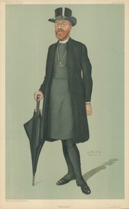 Edward Talbot, Bispo de Rochester, Rochester, 21 de abril de 1904, desenho animado da Vanity Fair de Leslie Matthew Ward
