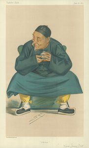 Sua Excelência Kuo Sun Tao, China, 16 de junho de 1877, desenho animado da Vanity Fair de Leslie Matthew Ward