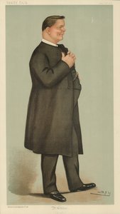James Edward Cowell Weldon, O Bispo Designado de Calcutá, Calcutá, 17 de novembro de 1898, desenho animado da Vanity Fair de Leslie Matthew Ward