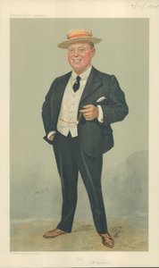 Leo Trevor, Leo, 2 de novembro de 1905, desenho animado da Vanity Fair de Leslie Matthew Ward