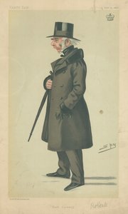 Lord Robartes, East Cornwall, 4 de fevereiro de 1882, desenho animado da Vanity Fair de Leslie Matthew Ward