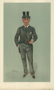 Charles Algernon Whitmore, Chelsea, 16 de maio de 1901, desenho animado da Vanity Fair de Leslie Matthew Ward