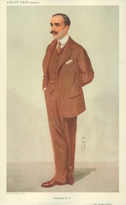 Douglas Vickers, Brightside DV, 30 de dezembro de 1909, desenho animado da Vanity Fair de Leslie Matthew Ward