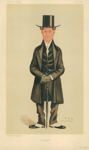 Sr. E Sturge, Um Quaker, 20 de novembro de 1886, desenho animado da Vanity Fair de Leslie Matthew Ward