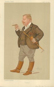 Senhor Edward Linley Sambourne, Sammy, 16 de janeiro de 1892, desenho animado da Vanity Fair de Leslie Matthew Ward