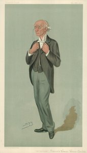 Sr. FW Warre-Cornish, Vice-reitor de Eton, Vice-reitor, 26 de setembro de 1901, desenho animado da Vanity Fair de Leslie Matthew Ward