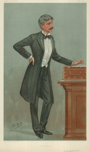 Sr. George Wyndham, Dover e guerra, 20 de setembro de 1900, desenho animado da Vanity Fair de Leslie Matthew Ward