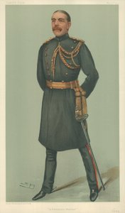 Sr. William Dudley Ward, um guerreiro permanente, 30 de maio de 1901, desenho animado da Vanity Fair de Leslie Matthew Ward